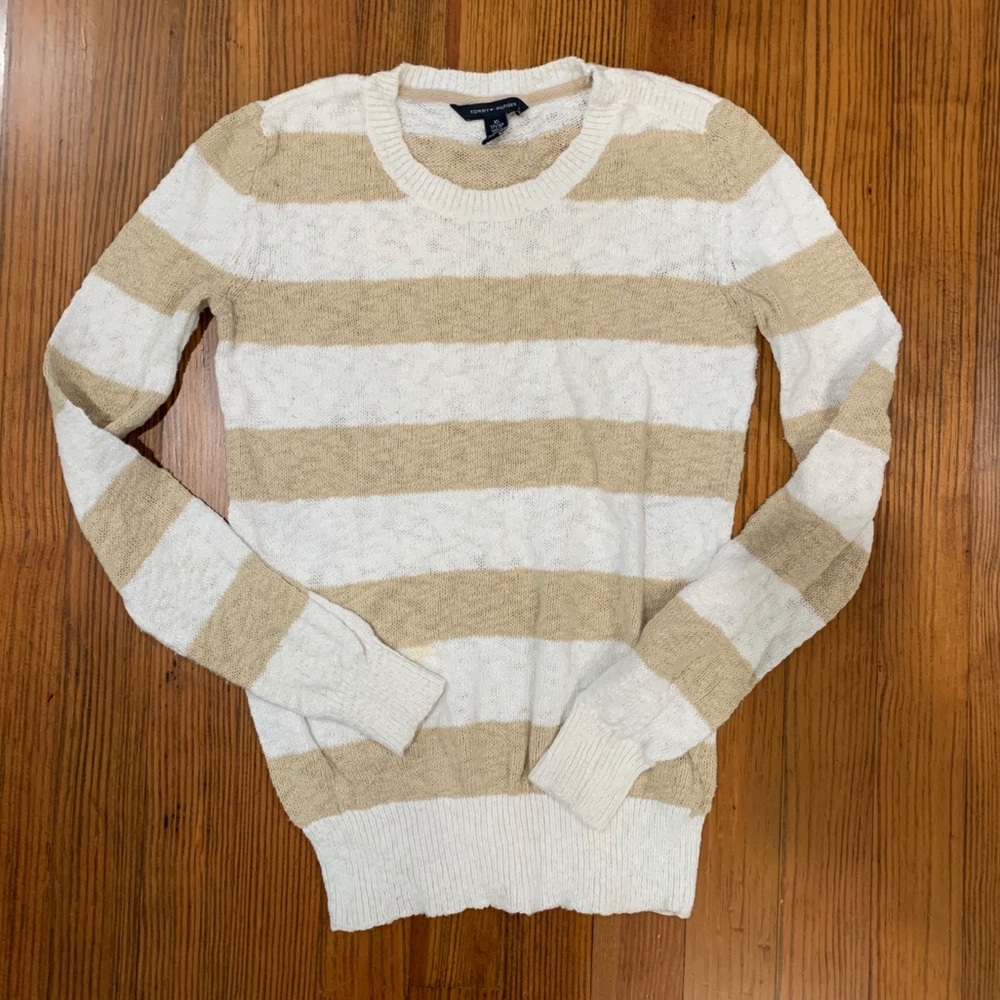 Tommy Hilfiger sweater and blue cardigan. XS